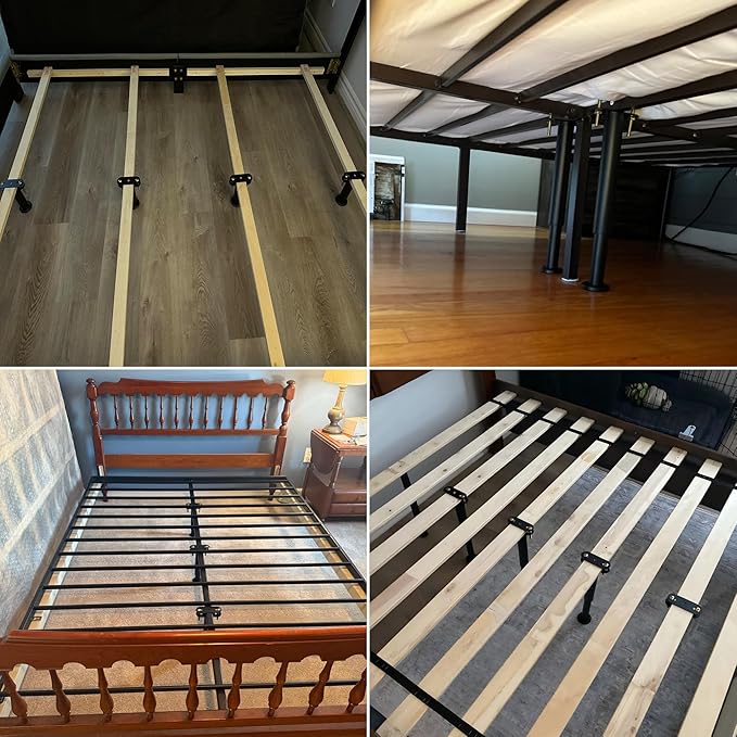 Adjustable Height Bed Frame Support Leg, Metal Bed Frame Support Legs