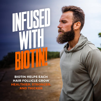 Wild Willies Beard Growth Kit - Premium Derma Roller & Beard Boost Serum - Microneedle Roller & Beard Hair Growth Serum with Biotin & Caffeine for Fuller Beard, Scalp Care - Easy to Use Kit with Case