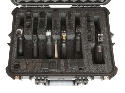 Case Club 6 Pistol and 27 Magazine Pre-Cut Heavy Duty Waterproof Case (Upgraded Gen-2)