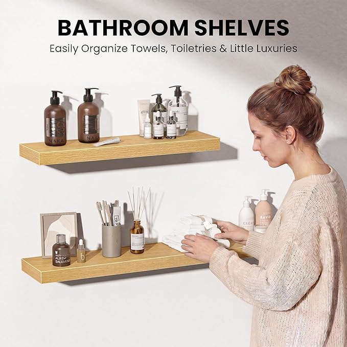 Fun Memories 55 Inch Floating Shelves