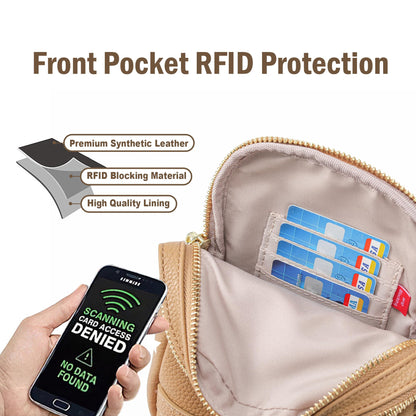 INICAT Anti Theft Crossbody Bags for Women Travel Small Sling Bags Cross Body Bag Purses for Woman