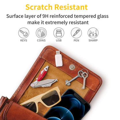 UNBREAKcable Shatterproof Tempered Glass Screen Protector for iPhone SE 2022/SE 2020, iPhone 8/7 [3-Pack] [99.99% HD Clear] [Easy Installation Frame] [9H Hardness][Bubble Free] for Apple 4.7''