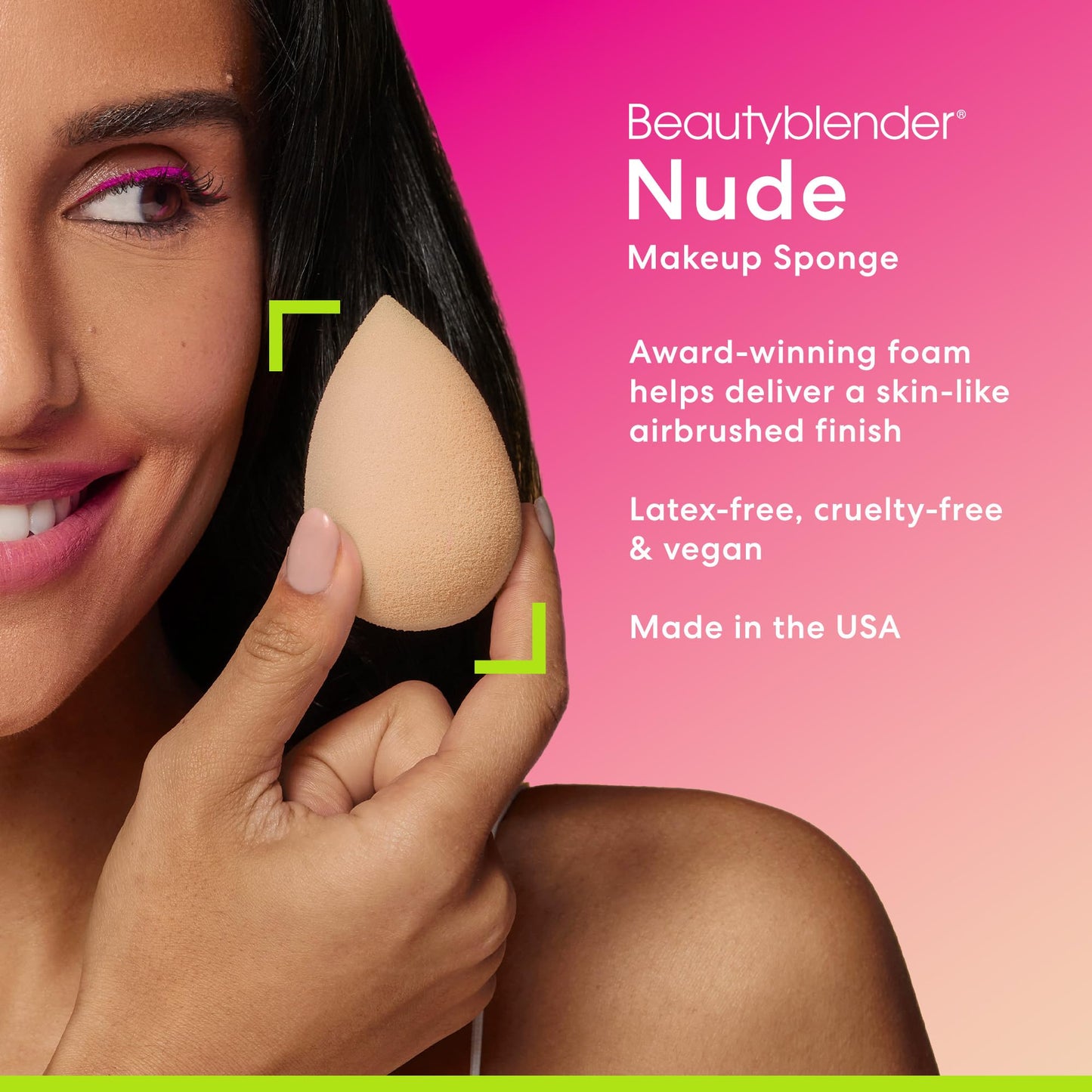 Beautyblender® | Bubble Blender Makeup Sponge | Blend Liquid Foundations, Powders and Creams | Streak Free Application | Vegan, Cruelty Free | Made in USA