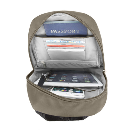 Travelon Anti-Theft Classic Sling Bag, Nutmeg, One Size, Travelon Anti-theft Classic Sling Bag