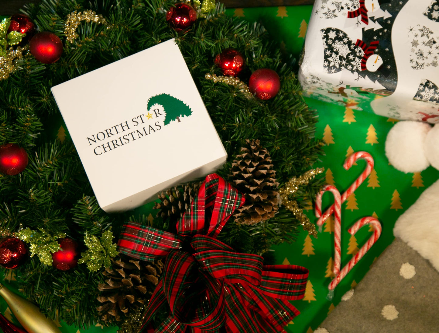 North Star Christmas | Reindeer Glass Ornament | Christmas Collection