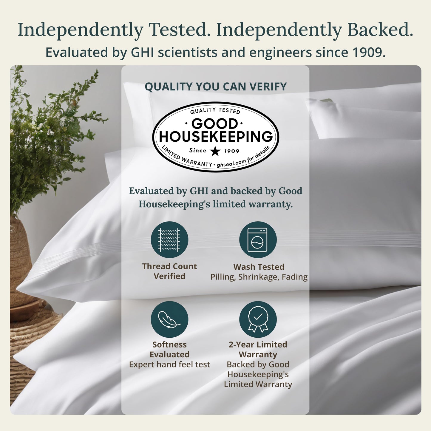 California Design Den Stripe Sheets Queen Size, 100% Cotton Sateen Printed Pattern, Deep Pocket Queen Sheets & Pillowcase Set - Classic Stripe