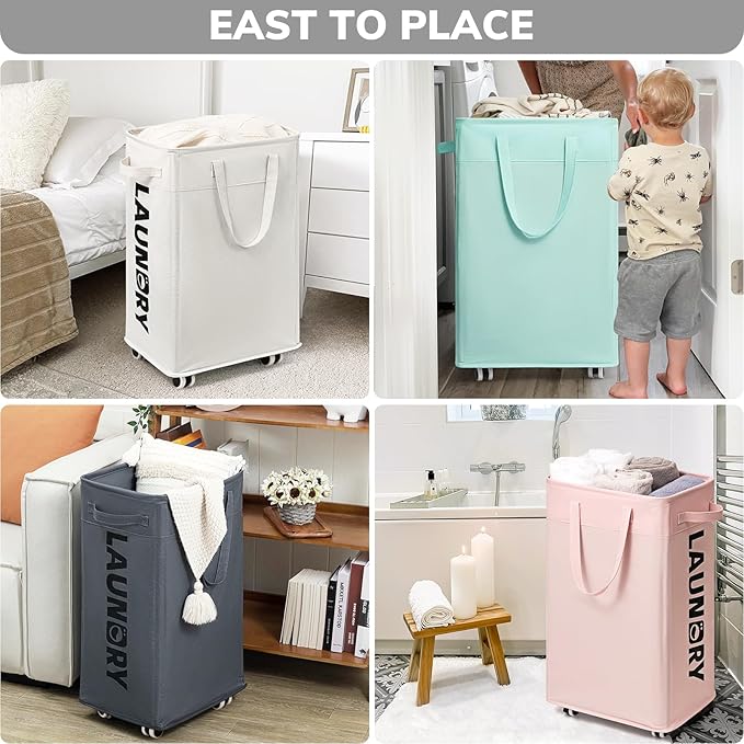 Goodpick Pink Laundry Basket