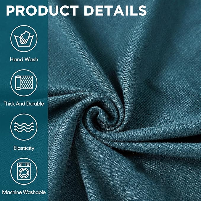 Peryiter 2 Pcs Sofa Covers Couch and Loveseat Covers Set Stretch Sofa Slipcover