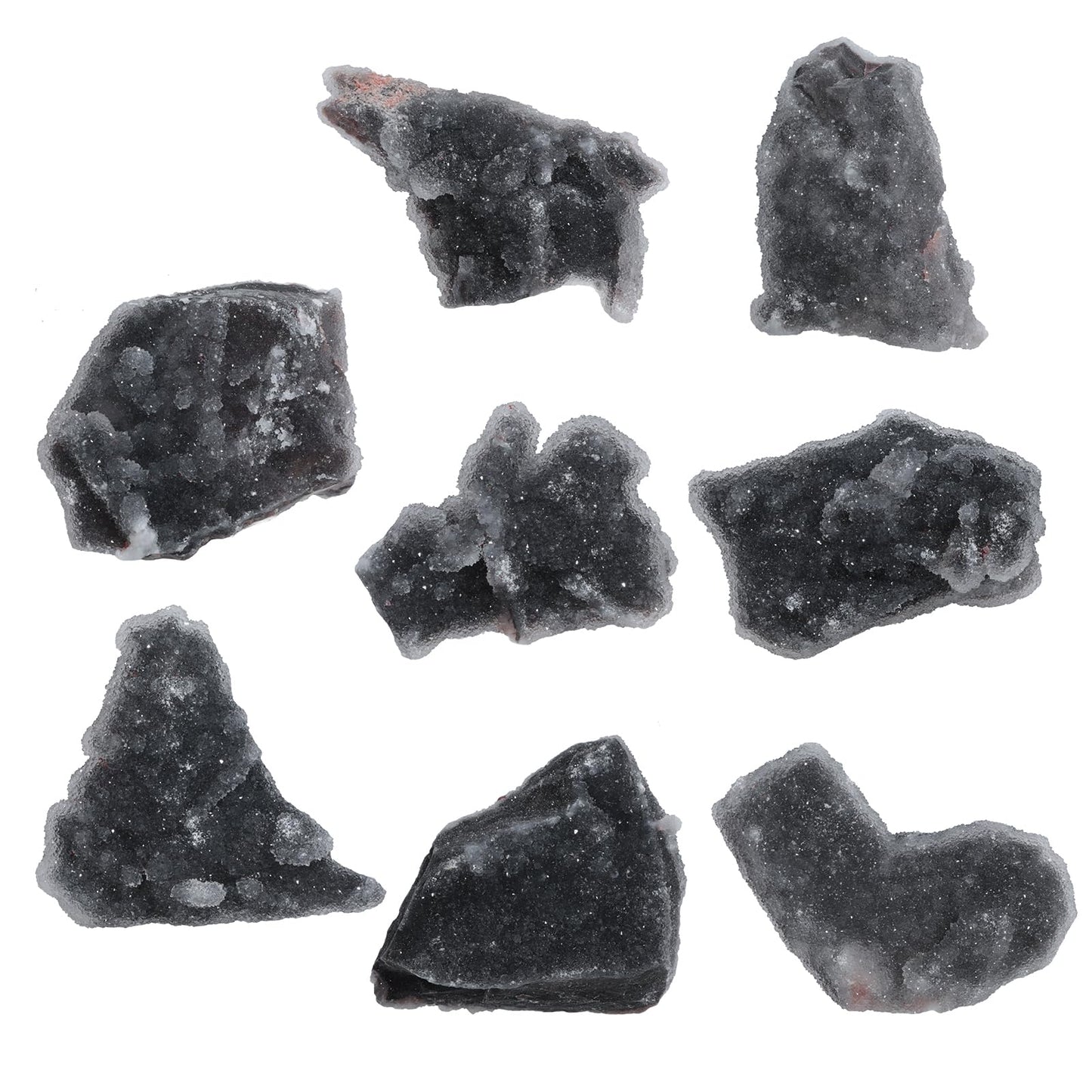 SUNYIK 100-200g Natural Raw Rock Sphalerite Crystal Specimen Irregular Rough Mineral Stone for Aromatherapy, Home Office Decor, Meditation, Healing Energy, Spiritual Collection
