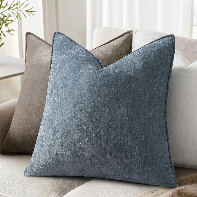 decorUhome Summer Couch Throw Pillow Covers 20x20 Set of 2, Decorative Soft