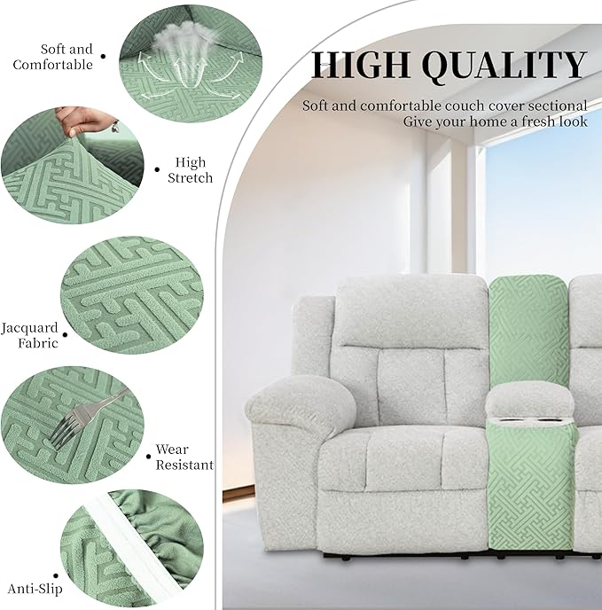 100% Waterproof Sectional Recliner Couch Covers