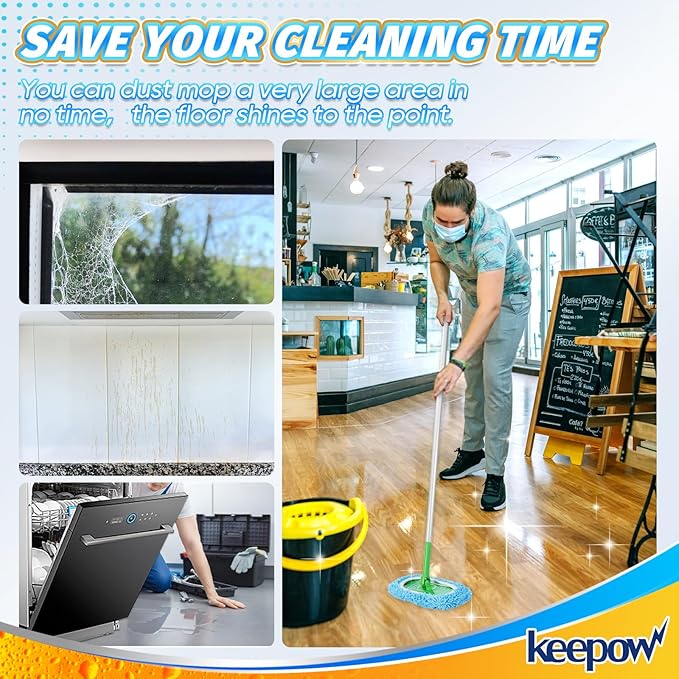 KEEPOW Wet Pads Refill for Swiffer Sweeper Mop and Sweep & Mop Deluxe