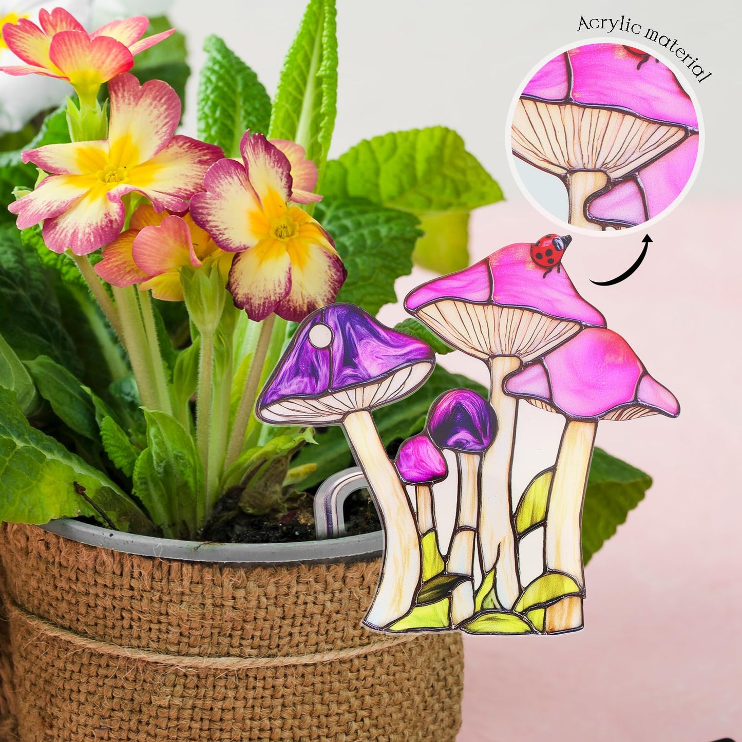 FBBP Mushroom Gifts for Women, Hanging Plant Planter for Indoor Outdoor Garden, Mothers Day Birthday Gifts for Mom Grandma from Daughter Son, Mushroom Lover Plant Pots Accessories