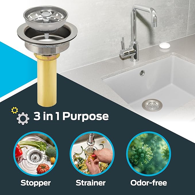 EZ-FLO Kitchen Sink Strainer