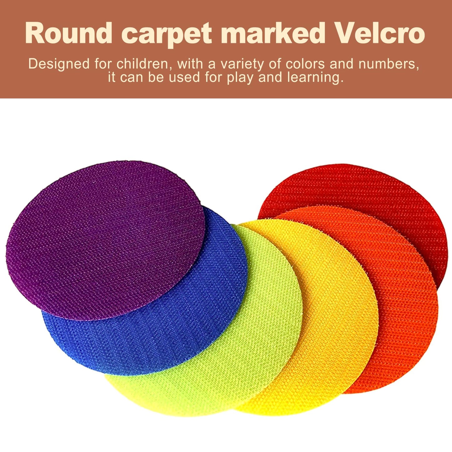 QivaZira 30 Pack Poly Spots Markers 4 Inch Non Slip Rubber Floor Dots for Classroom Gym Agility Training Carpet Spot Markers for Kids Students Sitting Teaching Aids Sports Equipment