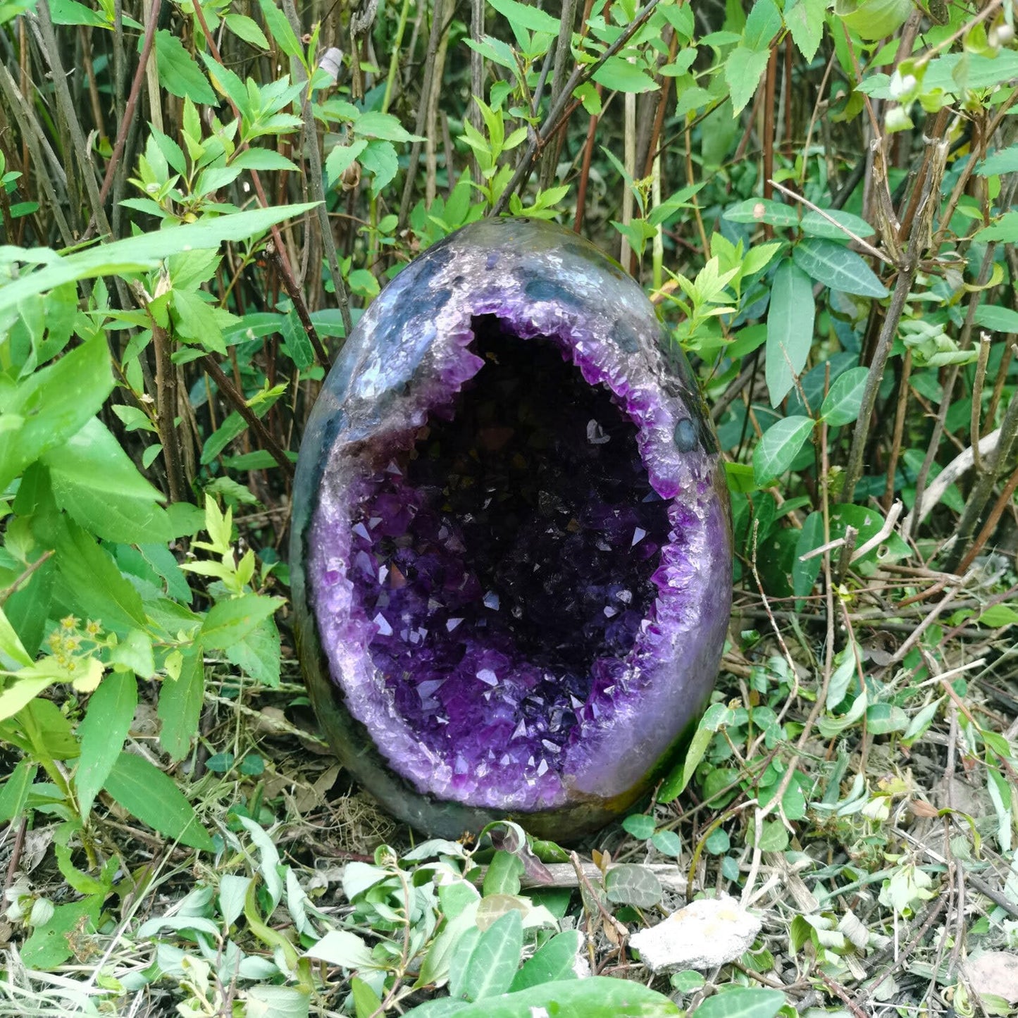 Amethyst Crystal Rock Qurartz Geode Cluster Natural Raw Amethyst Stone Real Healing Crystals 0.5-1LB