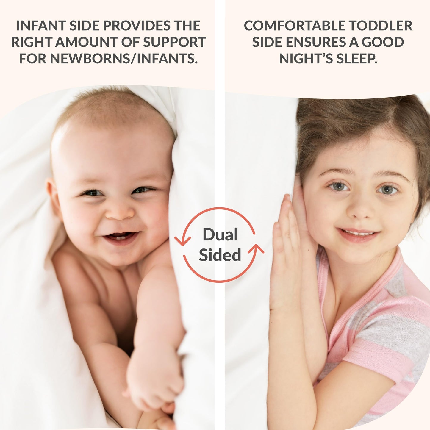 Dream On Me Meadow Firm Fiber Crib & Toddler Mattress – Willow Green, Waterproof Vinyl Cover, GREENGUARD Gold & BSA Certified, Made in USA, Fits Full Size Cribs & Toddler Beds