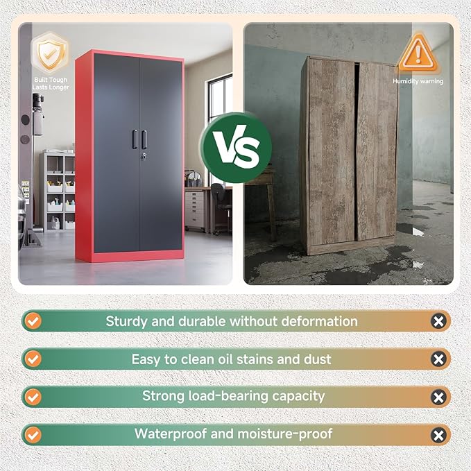 Letaya Metal Garage Storage Cabinets