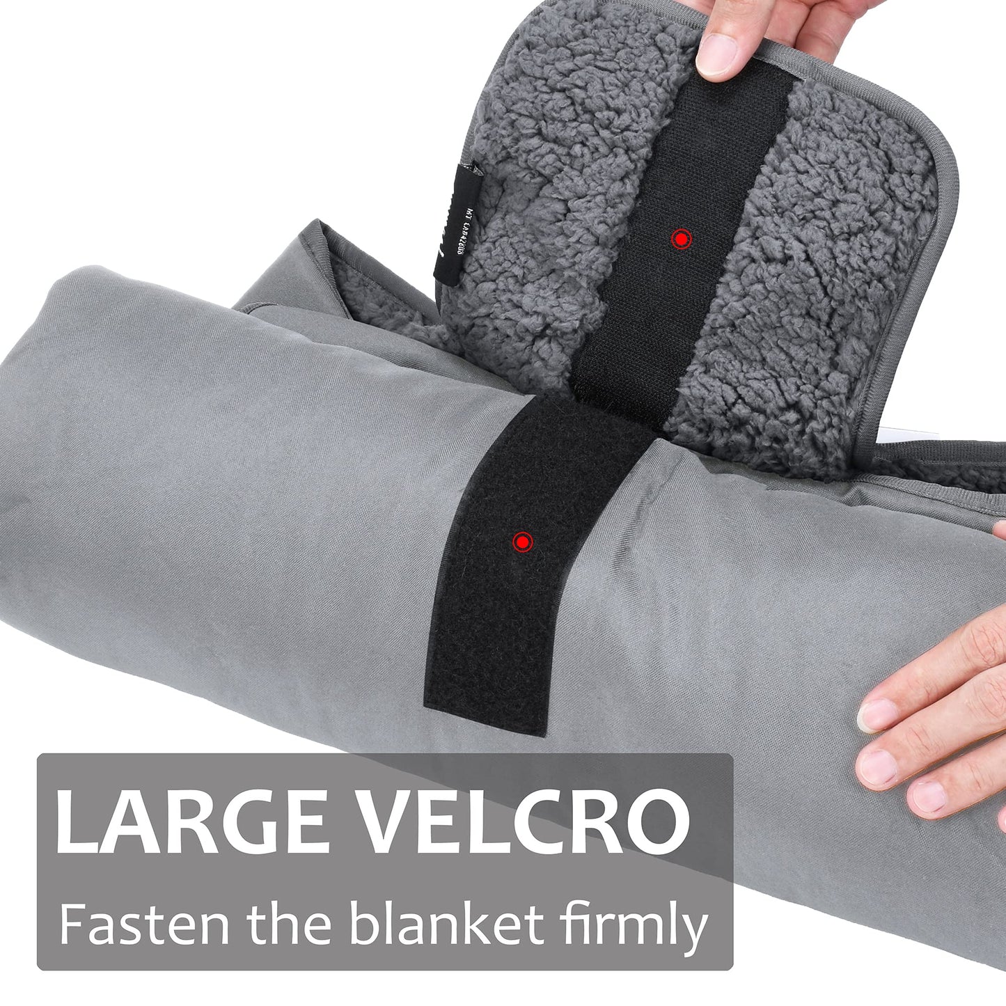 Tirrinia Large Waterproof Outdoor Blanket, Soft Warm Windproof Stadium Blanket with Sherpa Fleece and Foldable for Outdoor Sport, Baseball, Football, Beach, Concerts, Car,59" x 79"