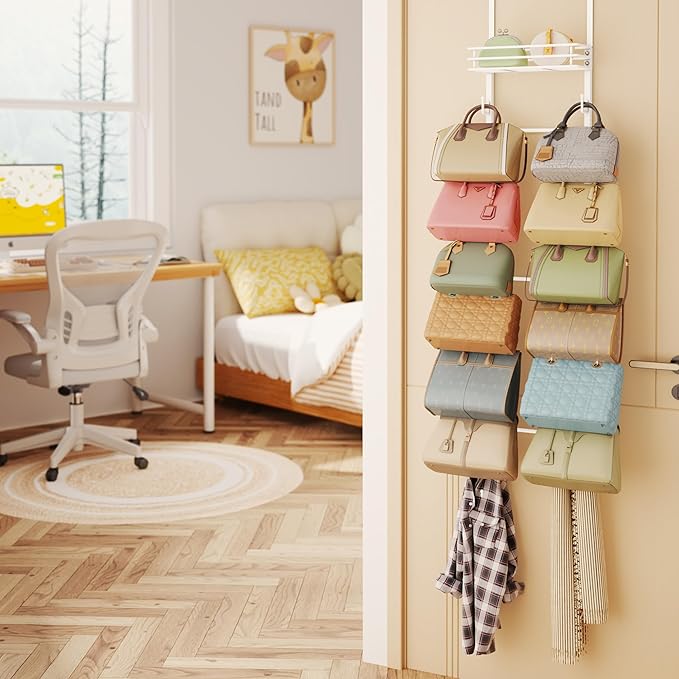HapiRm Over The Door Purse Organizer