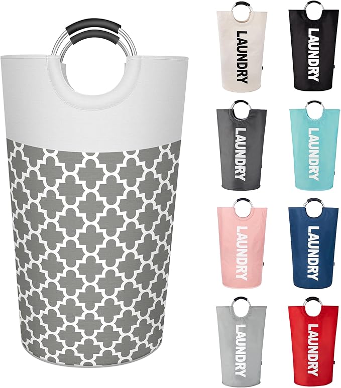 Caroeas 90L Light Laundry Basket, Waterproof Laundry Hamper, Laundry Bag