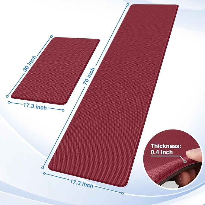 StepRite Kitchen Mats, Cushioned Anti Fatigue Kitchen Mats