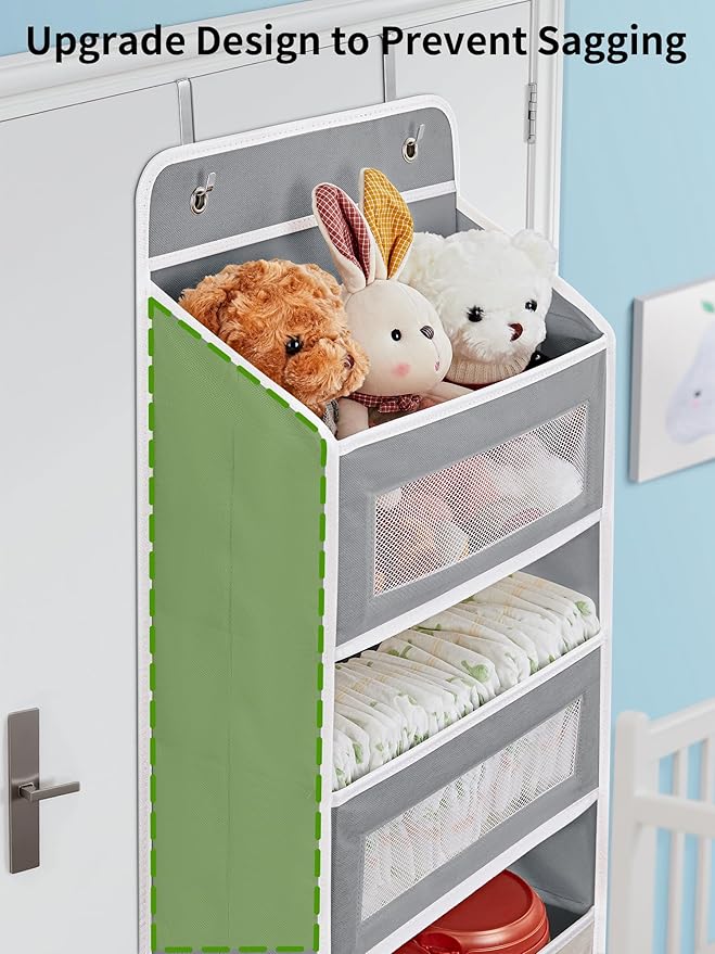 JARLINK Over The Door Organizer Storage, 5 Shelf Hanging Door Organizer