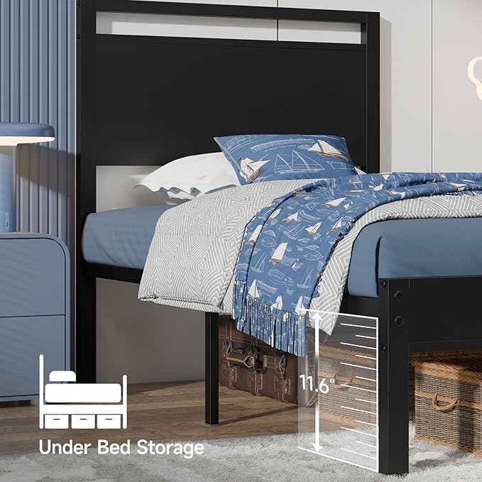 Z-hom Twin Metal Bed Frame