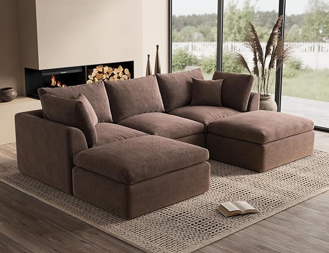 ohllob 110" Cloud Sectional Couches