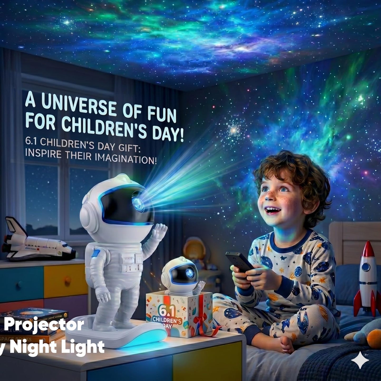 Galaxy Projector, Star Projector Night Light with Timer and Remote for Bedroom, Adjustable Head Angle Nebula Ceiling Lamp, Gifts for Adults, Teens, Christmas, Birthday, Room Decor