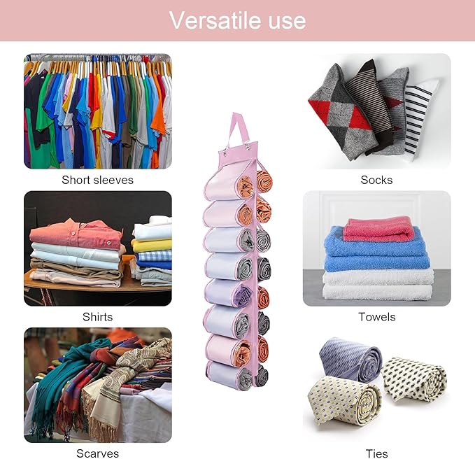 Legging Organizer Storage, Foldable Hanging Closet Organizer Storage