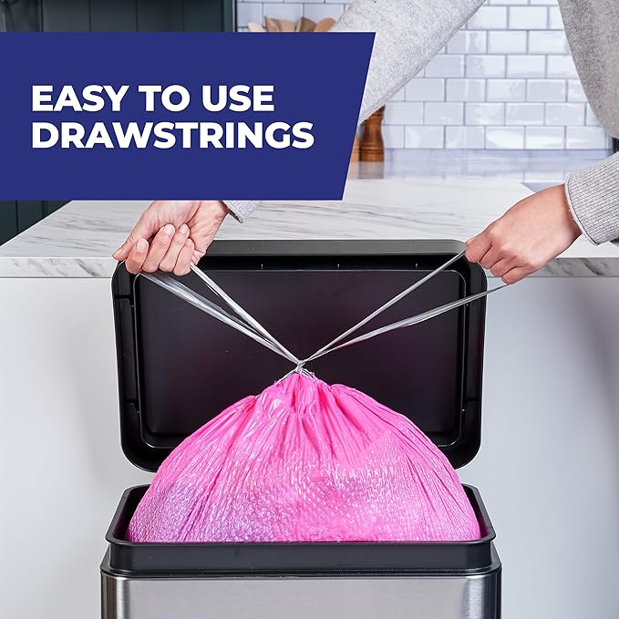 Hefty Ultra Strong 13 Gallon Trash Bags, Tall Kitchen Trash Bags 13 Gallon Size