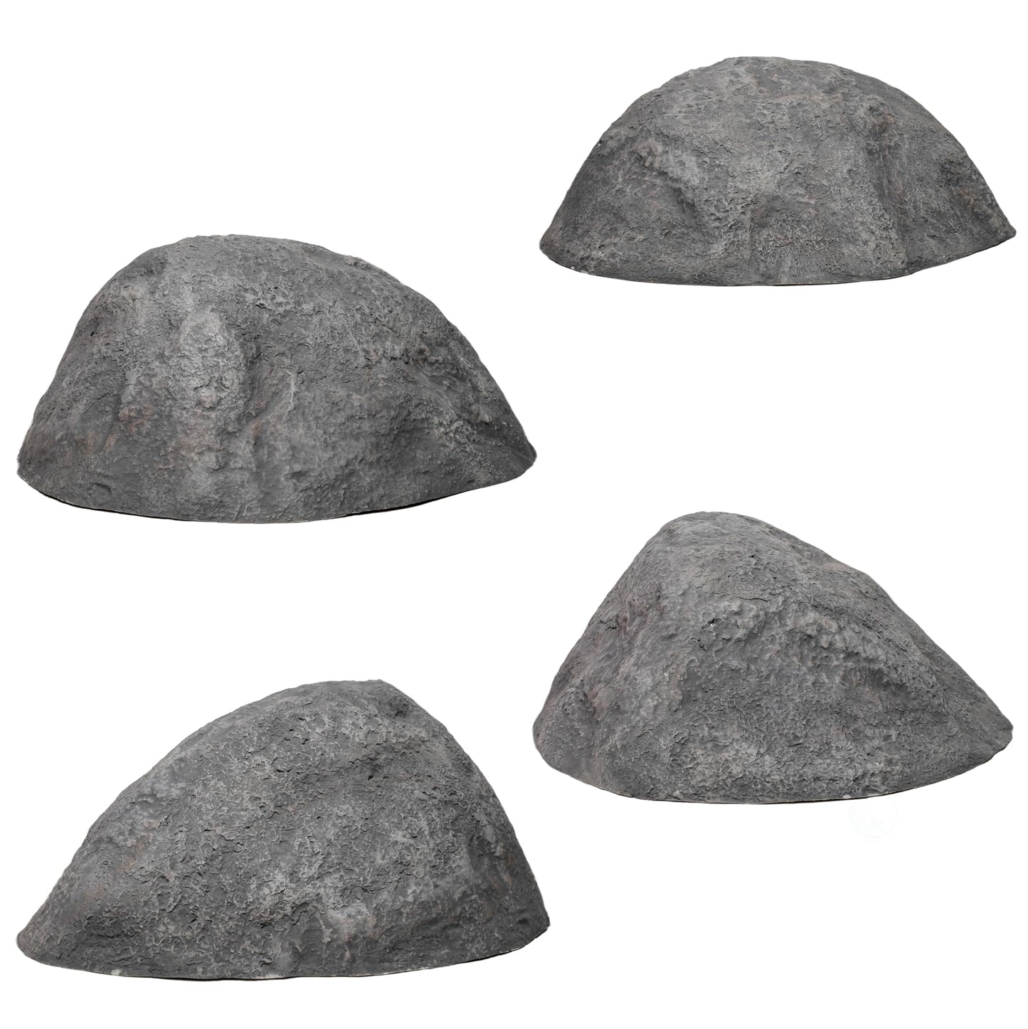 Gardenised QI004479 Outdoor Natural Artificial Round Rock Decor for Gardens, Lawns, and Landscapes - 1 Each
