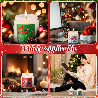 Conelist 12 Pcs Funny Christmas Scented Candles Xmas Funny Gifts for Women Offensive Candles Holiday Creativity Christmas Decor 3.5 oz Soy Wax Candle for New Year Give to Colleagues and Friends