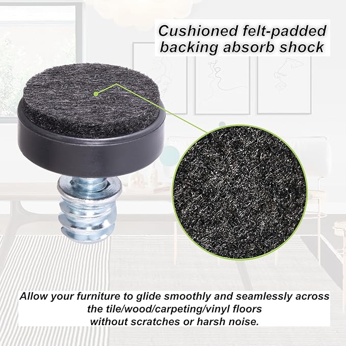 24 Pack 1/4"-20 Thread Leveling Feet