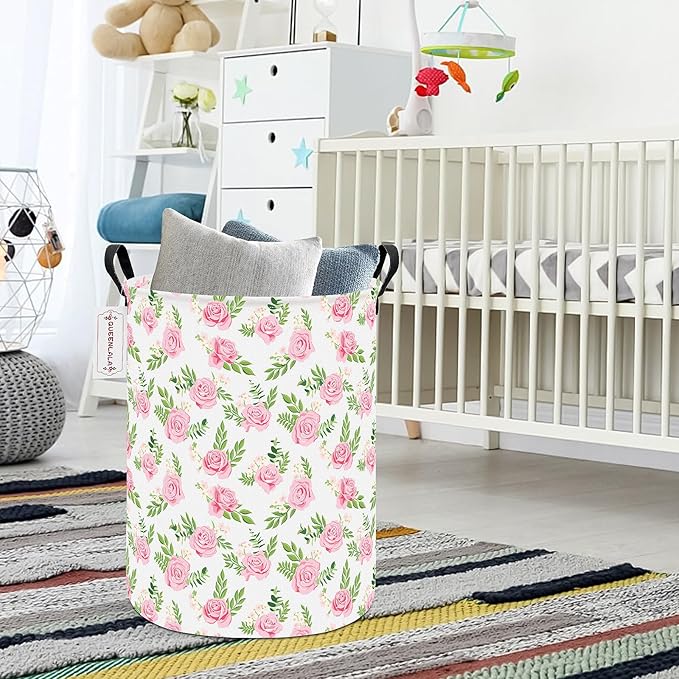 QUEENLALA Large Storage Basket, Laundry Hamper/Bathroom/Home Decor/Collapsible