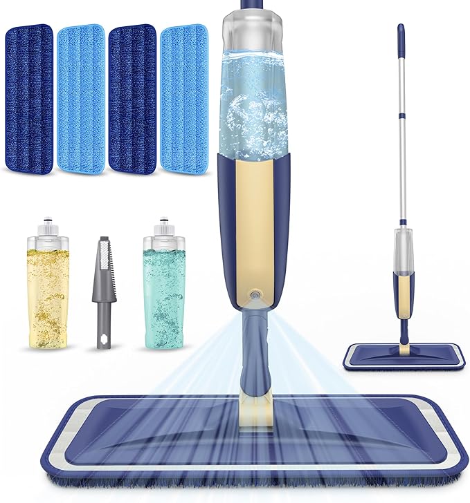 Spray Mops for Floor Cleaning: MEXERRIS Wet Jet Mops for Hardwood Wood Tile