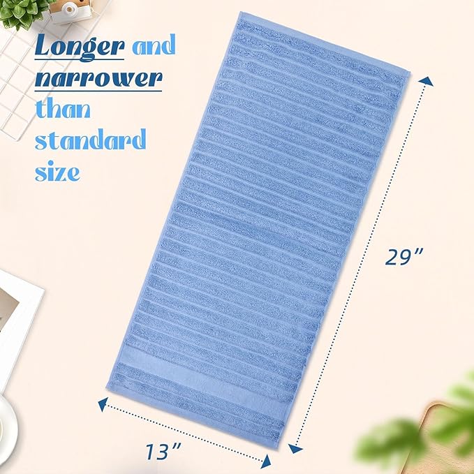 Jacquotha Ribbed Hand Towels for Bathroom, Hotel & Spa Quality Soft Hand Towel