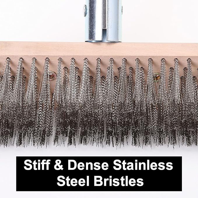 MAXMAN Stainless Steel Wire Scrub Brush
