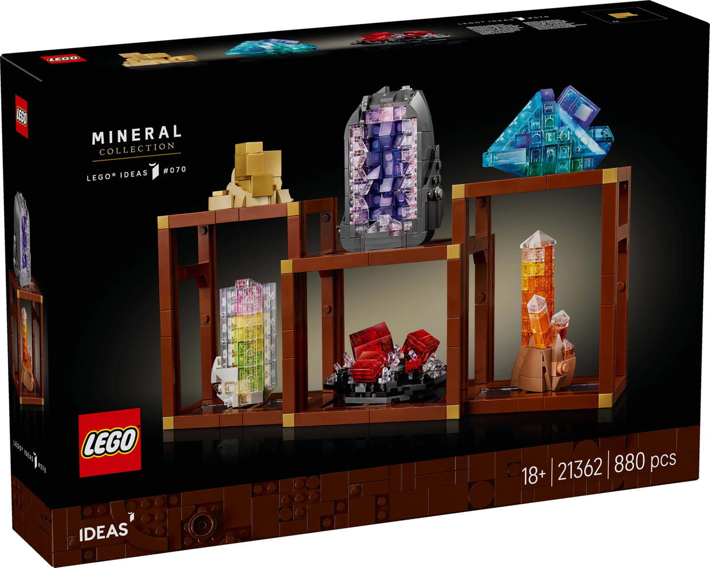 Lego 21362 Ideas Mineral Collection Toy Birthday Present Blocks Men Women Figurine Goods Interior Stylish