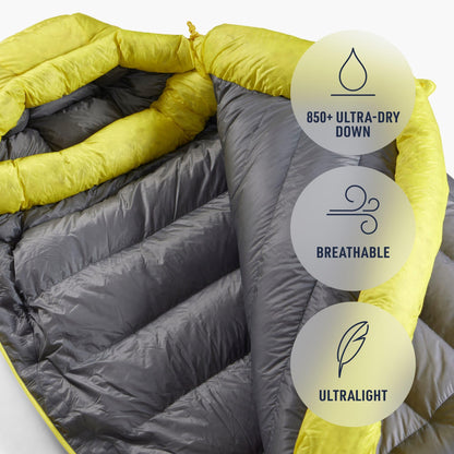 Sea to Summit Spark Women's Ultralight Down Sleeping Bag, 15-Degree, Long