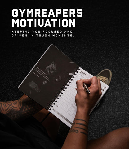 Gymreapers Workout Journal For Men & Women – Fitness Journal To Track Weight Loss, Muscle Gain, Gym Exercise & Bodybuilding Progress – Fitness Planner Log Book With Calendar To Achieve Wellness Goals