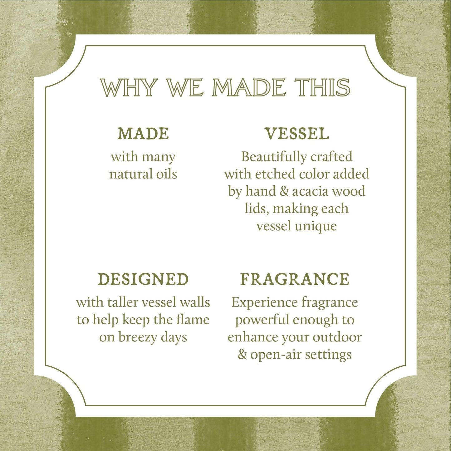 Thymes Scented Candles for Women & Men – Tin with Lid – Luxury Home Decor – Citronella Candles with Notes of Olive Leaf, Lemongrass, & Gardenia – Outdoor Decor (Citronella Grove, 6.5 oz)