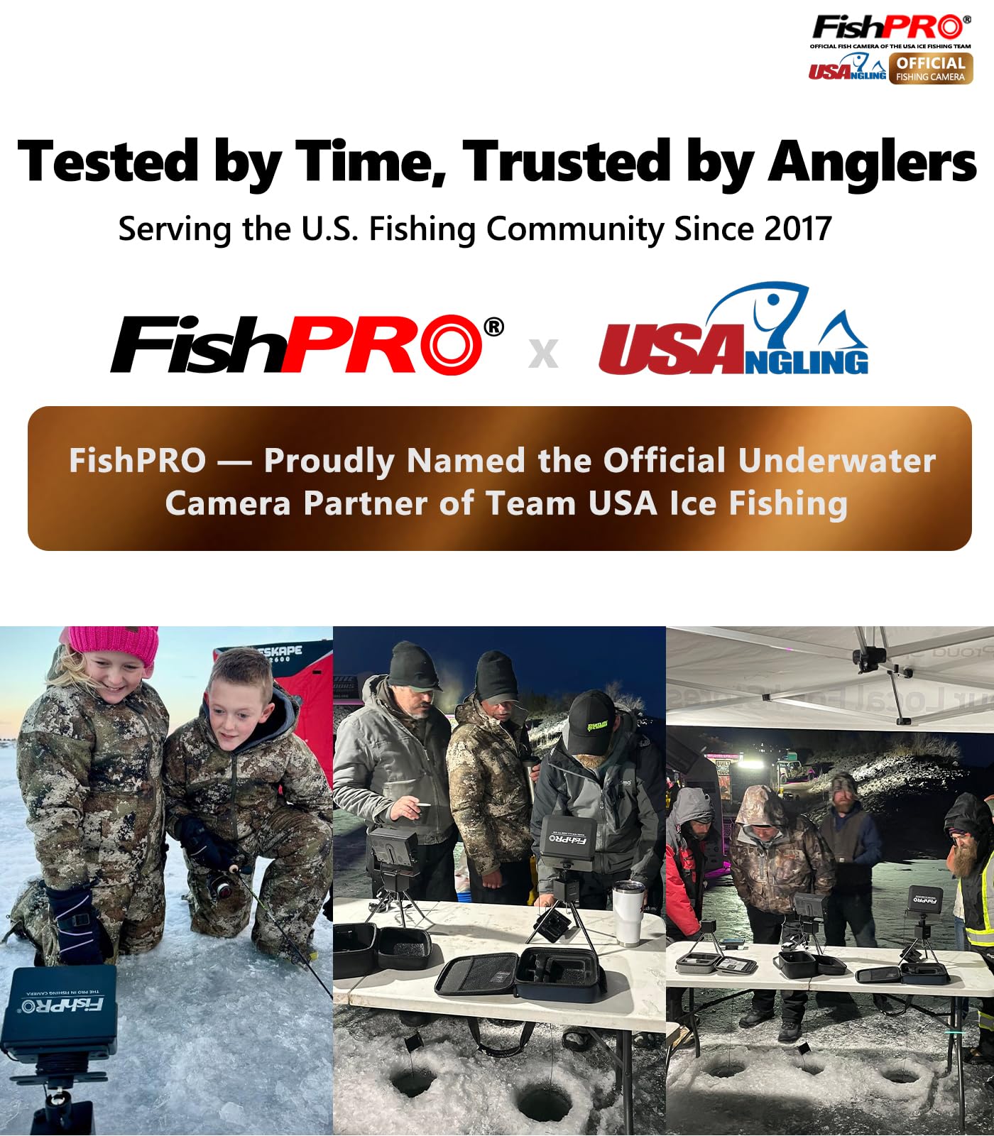 [FishPRO® 2026 Upgrade] 4.5'' True HD 1080P Underwater Fishing Camera (Plug & Play) - Ice Fishing Camera Underwater w/ 5,000mAh, USB-C, IR+LED, Fish Finder for Ice/Lake/Kayak, 65ft