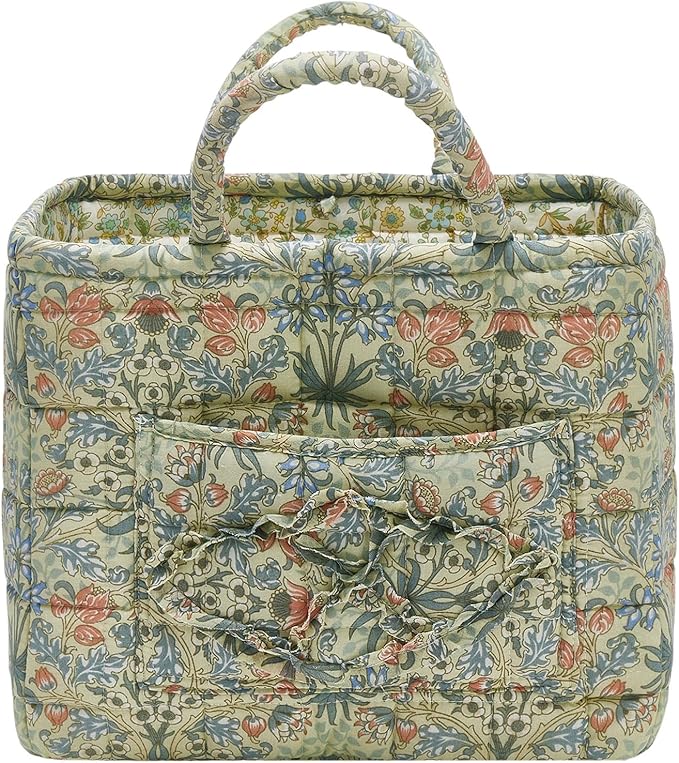 Quilted Fabric Storage Baskets