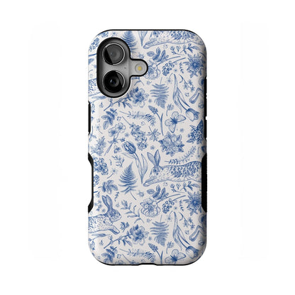 Casely iPhone 17 Case | Blue Stripes | Sunday Best | Compatible with MagSafe | Bold Protective Design
