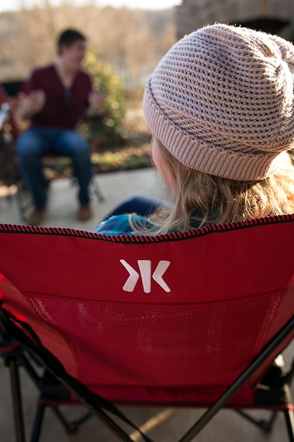 Kijaro Dual Lock Portable Camping Chairs - Versatile Folding Chair, Sports Chair, Outdoor Chair & Lawn Chair - Dual Lock Feature Red Rock Canyon