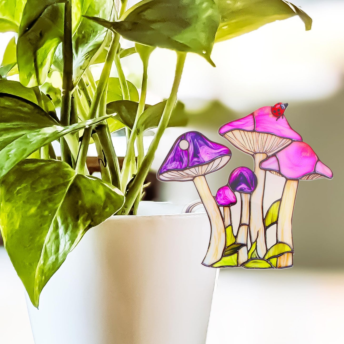 FBBP Mushroom Gifts for Women, Hanging Plant Planter for Indoor Outdoor Garden, Mothers Day Birthday Gifts for Mom Grandma from Daughter Son, Mushroom Lover Plant Pots Accessories