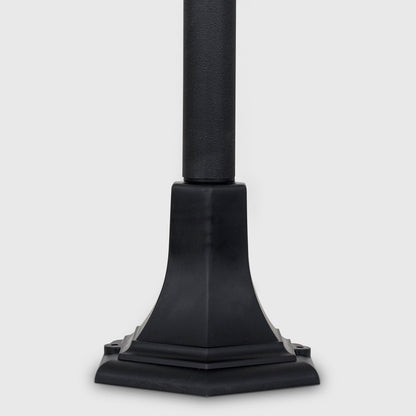 MiniSun | Modern Black Bollard Lamp Post Light | Post Lights, Home Décor & Improvement Essential