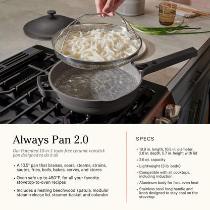 Our Place Cookware Set - 13-Piece Kit Including the Always Pan, Perfect Pot and Spatulas | Multifunctional, Toxin-Free Nonstick | Heat Safe up to 450°F | Oven, Stove, Induction Compatible | Sage
